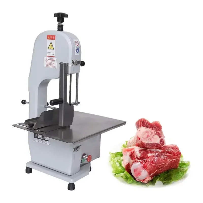 250mm Commercial Aluminum Alloy Powder Coated Saw Machine Frozen Meat Beef Lamb Chops Pork Feet Cutter