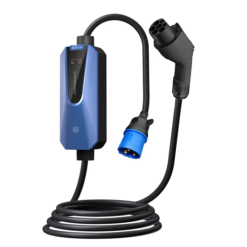 Portable Type 1 Fast Electric Vehicle (EV) Charger Charging Station 22KW High Power Quick Charging for Vehicles