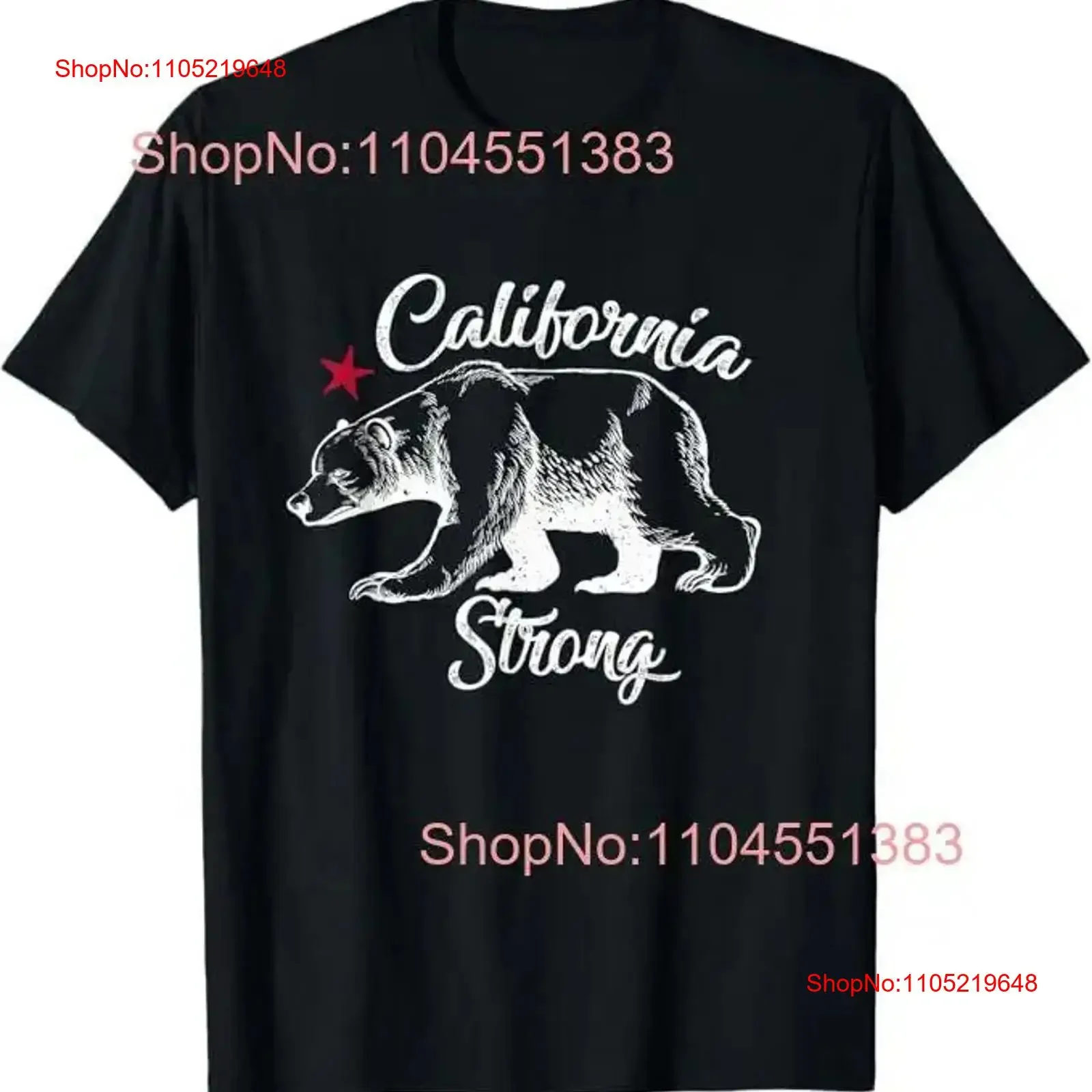

California Strong Grizzly Bear T Shirt vintage Washed streetwear Casual Slightly Versatile Stylish homme designer clothes
