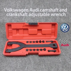 1/2 Inch 15Pc Adjustable Variable Pin Spanner Wrench Automobile Tool Universal Camshaft Pulley Puller Remover Kit