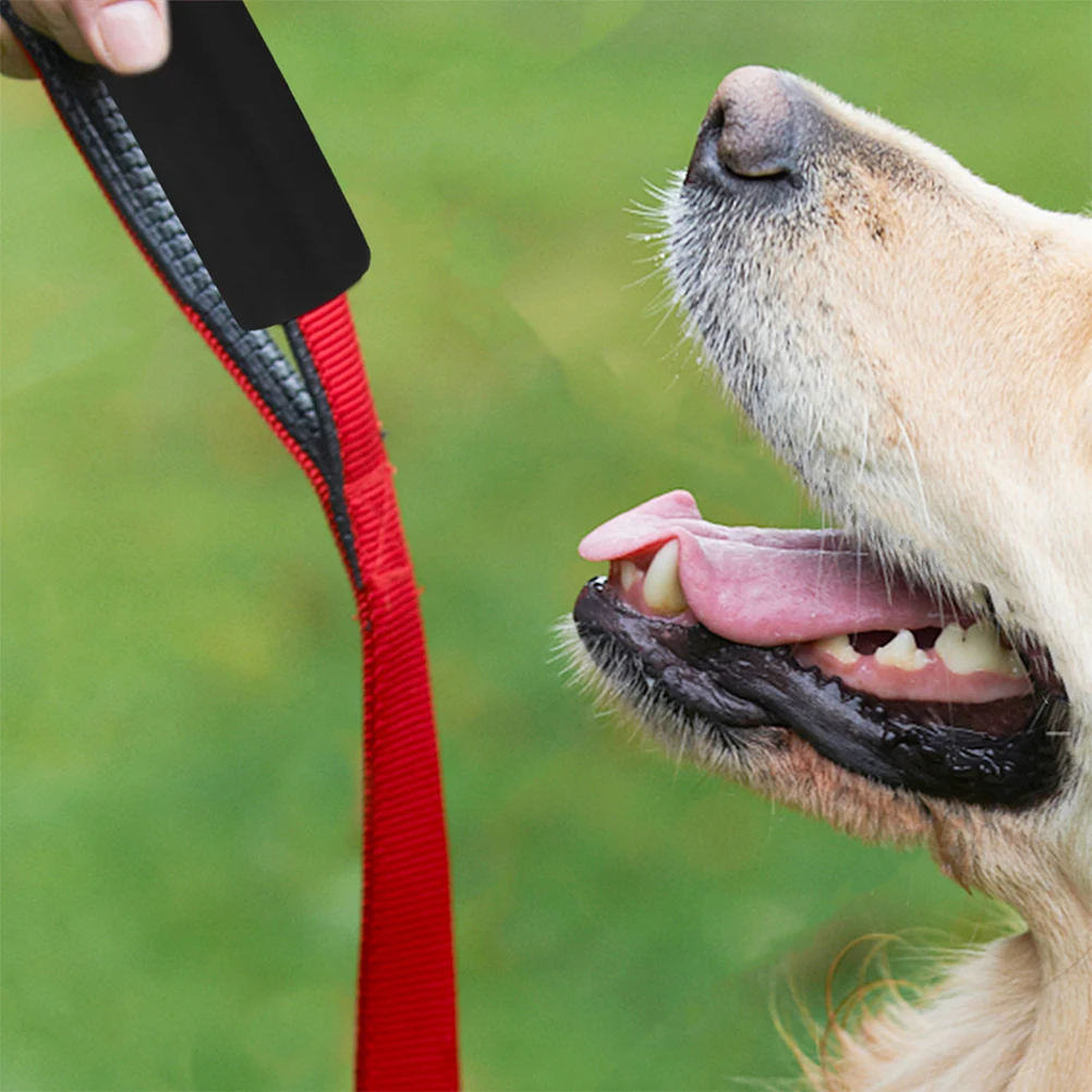 

10pcs Pet Rope H Cover Black Sponge 190mm Dog Non Slip Leash Accessories Pet Leash H Sleeve Dog Rope Sponge