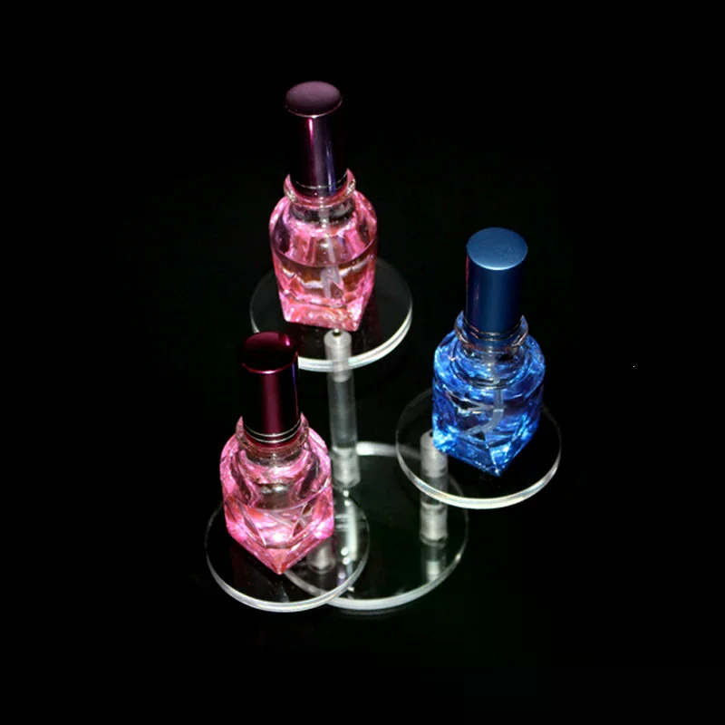 4 Layers Transparent Removable Acrylic Display Stand Square Holder Rack Garage Kit Display Stand Jewelry Holder Shelf