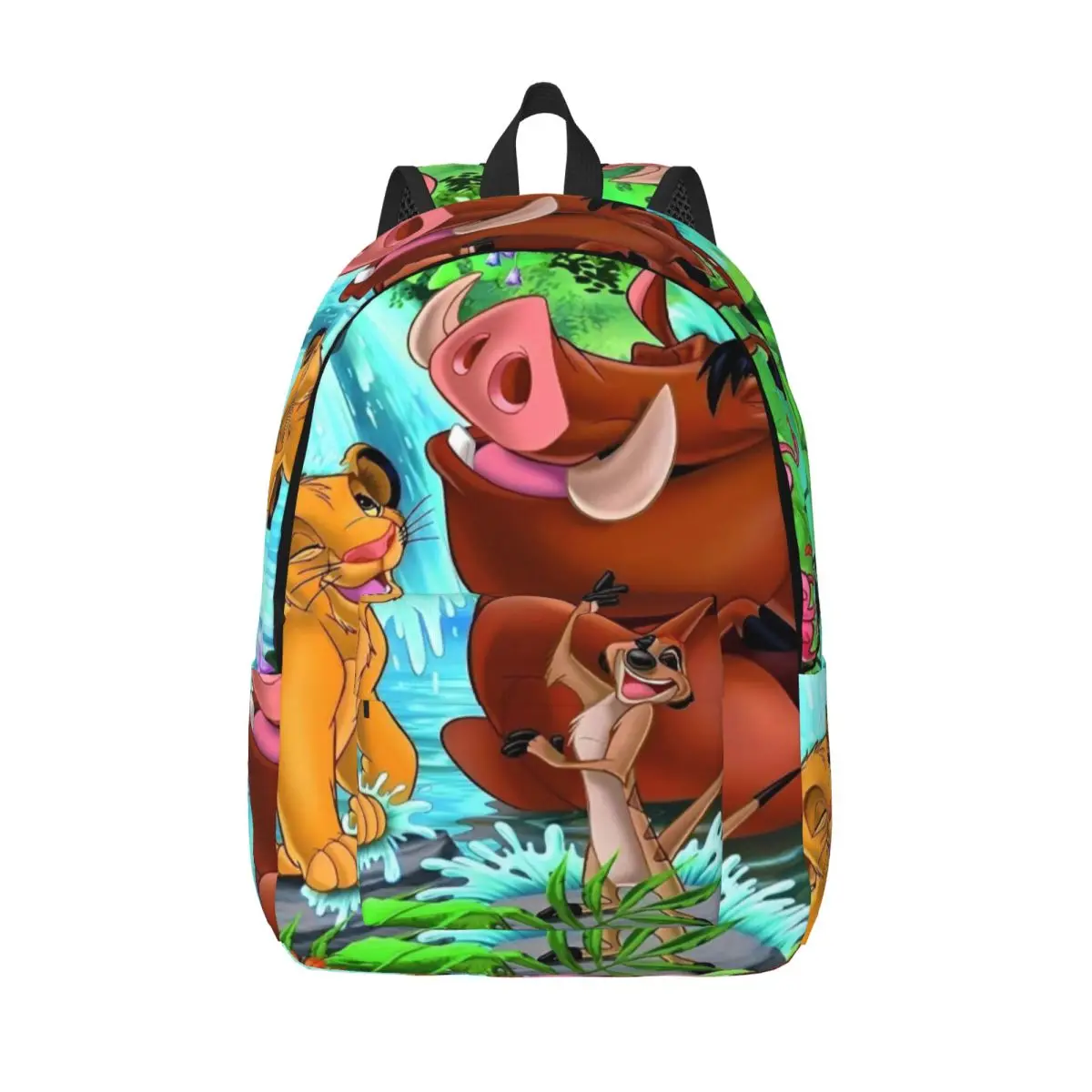Mochila del Rey León Simba para hombres y mujeres, mochila de trabajo escolar a la moda, bolso de hombro para ordenador portátil, duradero