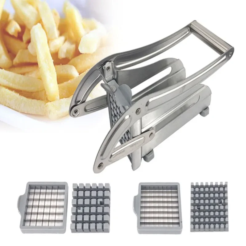 

Stainless Steel Household Potato Slicer Cucumber Slicer Cutting French Fries Tool Kitchen Gadgets Fruit & Vegetable Tools