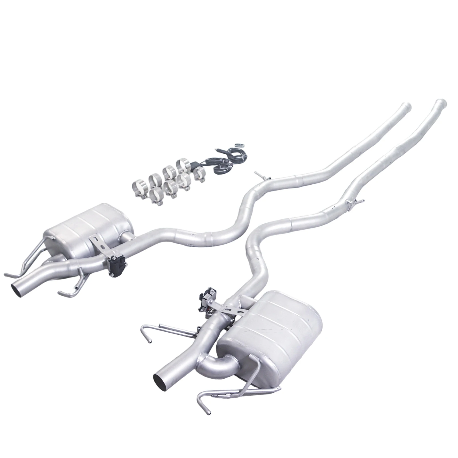 

GFC/подходит для Benz S320, S350, S400 3.0T W222 Catback из нержавеющей стали 304 с двойным наконечником выхлопной системы с клапаном