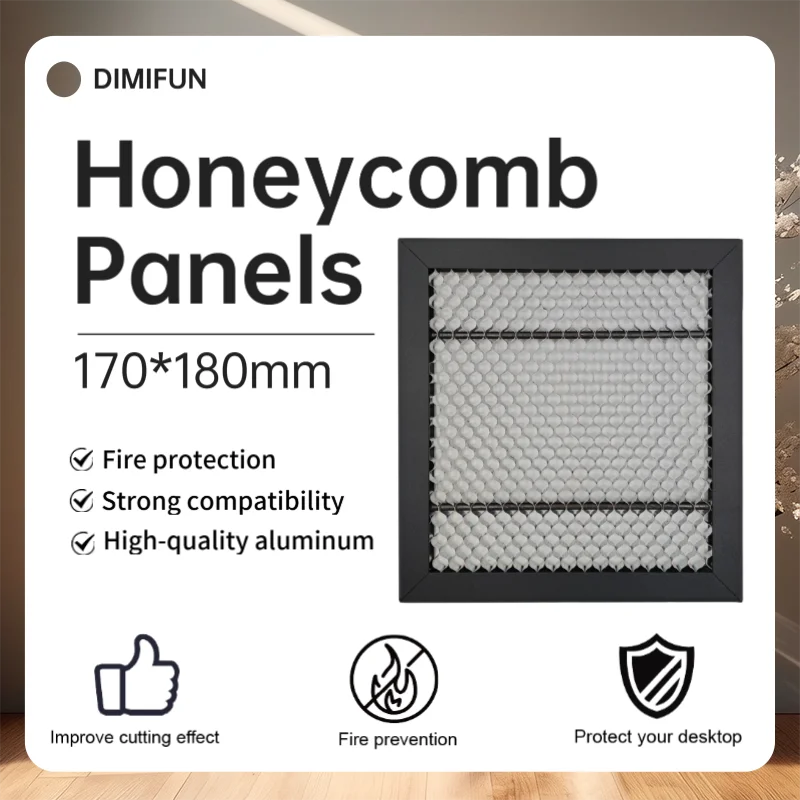 منضدة عمل على شكل قرص العسل بالليزر العالمي 170*180 مللي متر مناسبة للنقش بالليزر ديود وآلة القطع سرير لوحة قرص العسل باستخدام الحاسب الآلي #1