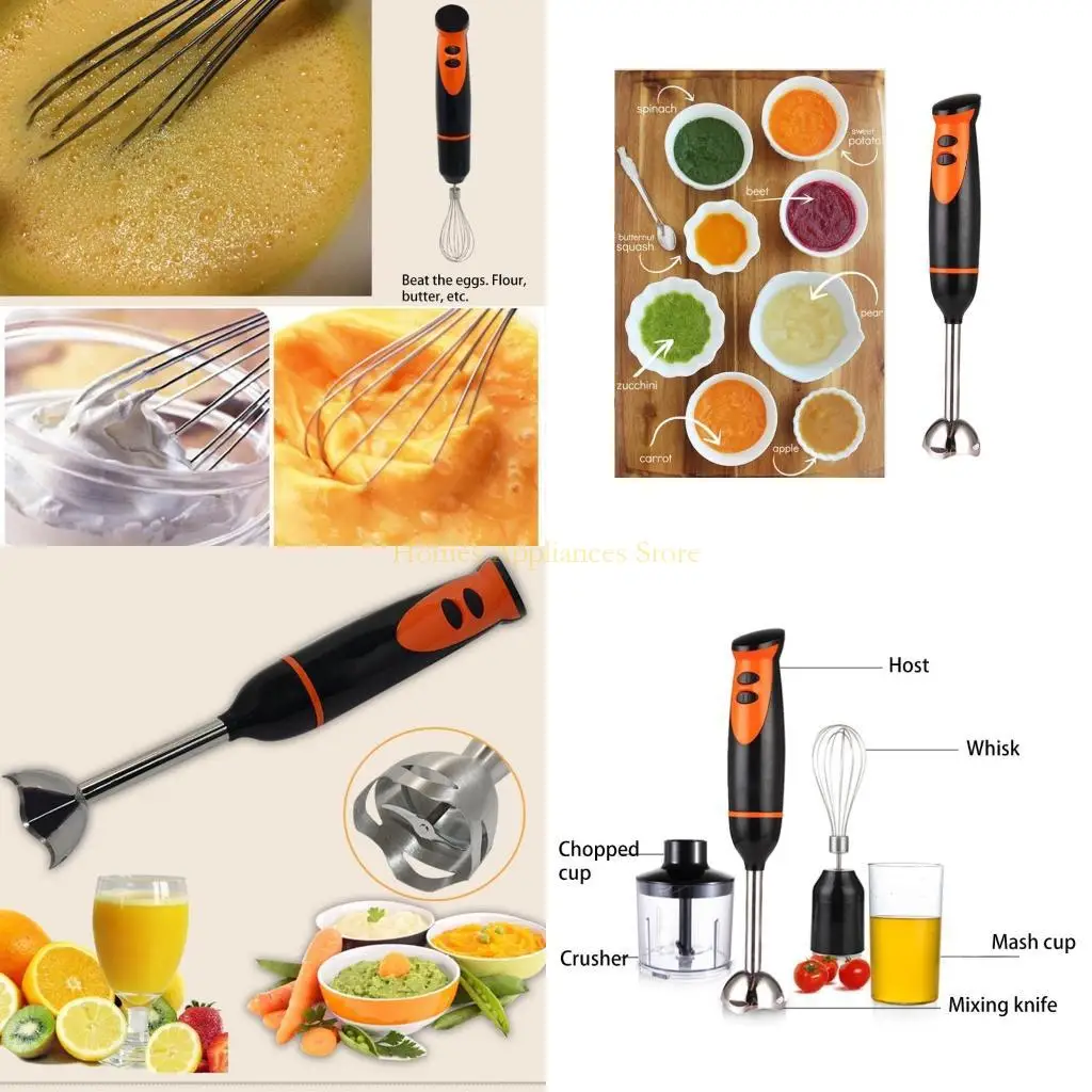 D0AB 300W غمر كهربائي خلاط يدوية قوية محمولة سهلة السيطرة على خلاط عصا العصا لعصائر المهروس