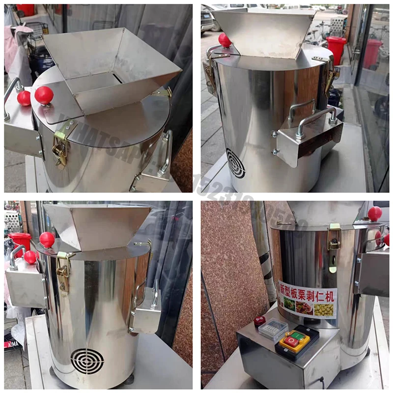 Fully Automatic Chestnut Peeling Machine Does Not Hurt Chestnuts Complete Shelling Maker