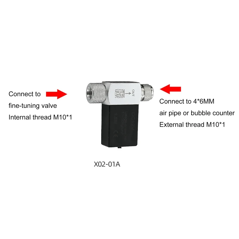 

Счетчик пузырьков для аквариума, электрический клапан с таймером для CO2, автоматический регулятор, генератор CO2, магнитный клапан для контроля CO2