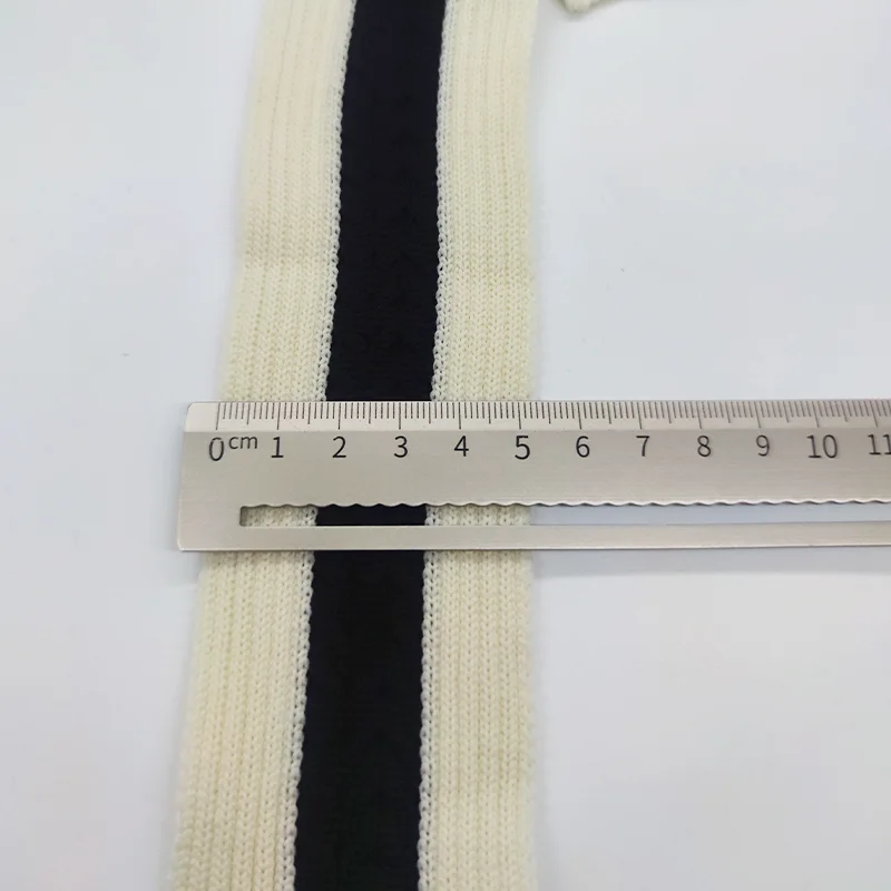 Jacquard knitted belt with soft micro elastic pants, side strips, clothing accessories, decorative belt, widened clothes