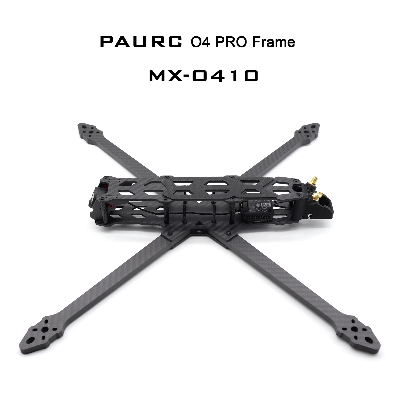 

PAURC MX-O410 O4 PRO 10 Inch Long Range FPV Frame Integrated Antenna Design for Endurance Flight