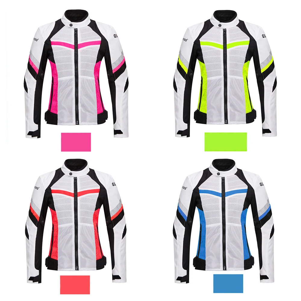 Giacca da Moto blu per giacca da Moto da donna 4 stagioni giacca da Moto estiva in tessuto composito abbigliamento da Moto traspirante