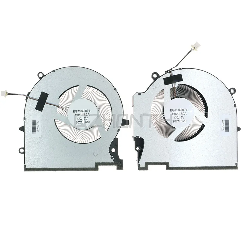 

New CPU + GPU Cooling Fan 2021 12V For HP OMEN 17-CK 17-CK1020NR 17-CK0372NR