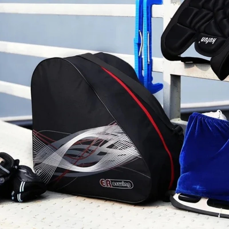Snow Ski Boots Bag Ice-Skating Helmet Carry Shoulder Bag Roller Skate Helmet Storage Bag for Men Women