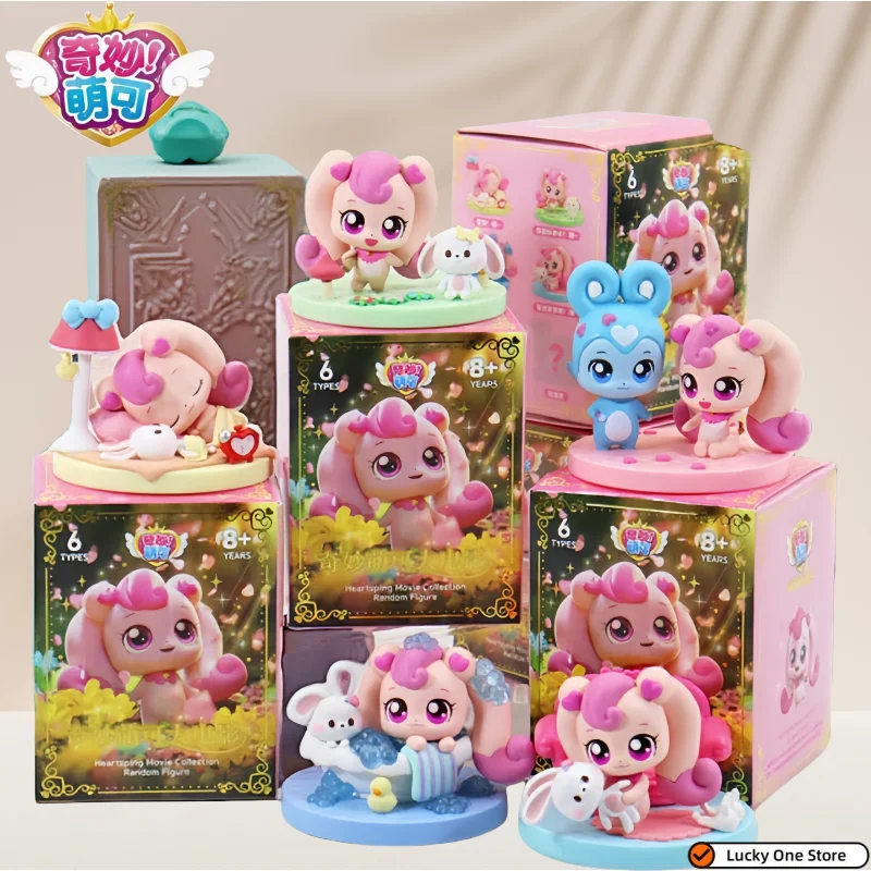 

Фигурки аниме Teenieping Kawaii-коллекционные мультяшные куклы, игрушки для настольных украшений, идеальный праздничный подарок, модная слепая коробка