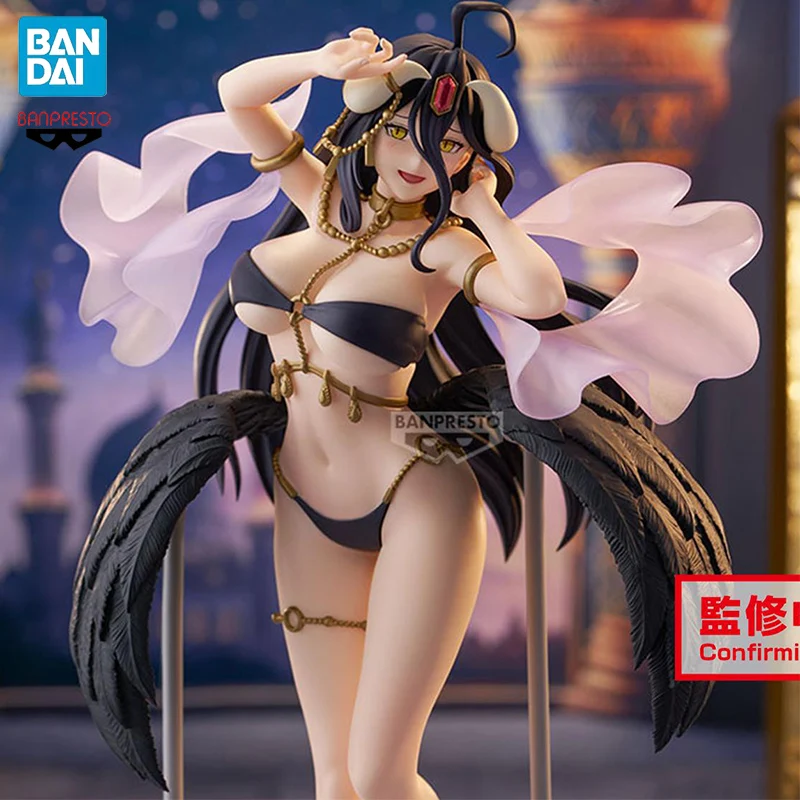 Original Banpresto OVERLORD ALBEDO A THOUSAND & ONE NIGHTS PVC 21CM Anime Action Figuren Modell Spielzeug