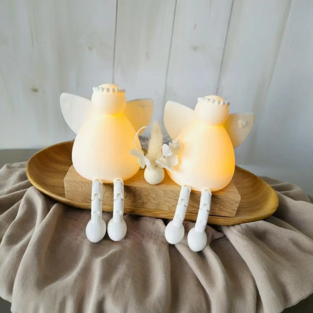 

Пухлая и элегантная форма ангела, подходит для Рождества, Хэллоуина, свадьбы, совместима с силиконом, штукатуркой, смолы, глины, своими руками