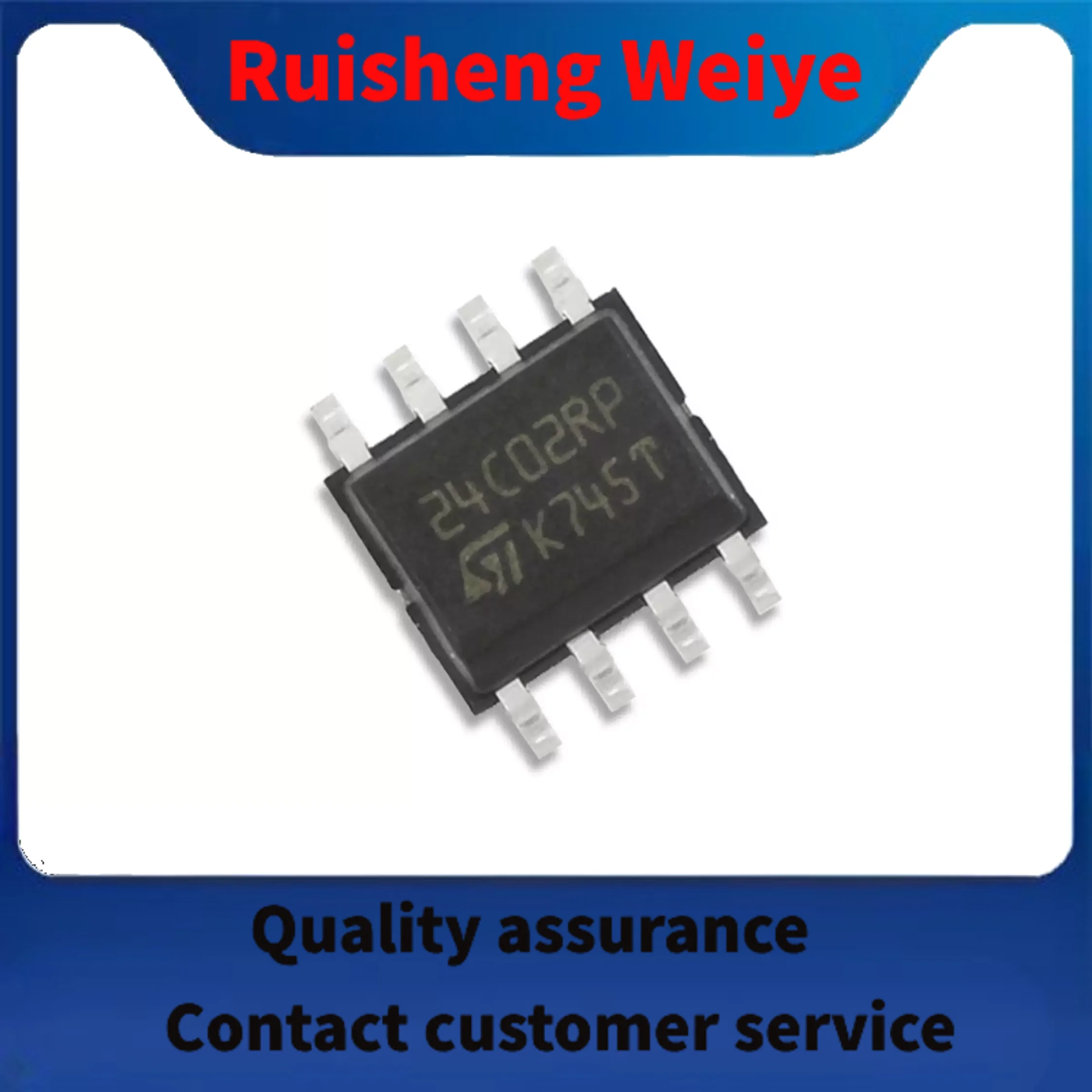 M24C02-RMN6TP Serigrafía 24C02RP SOP-8 Chip EEPROM de bus I2C