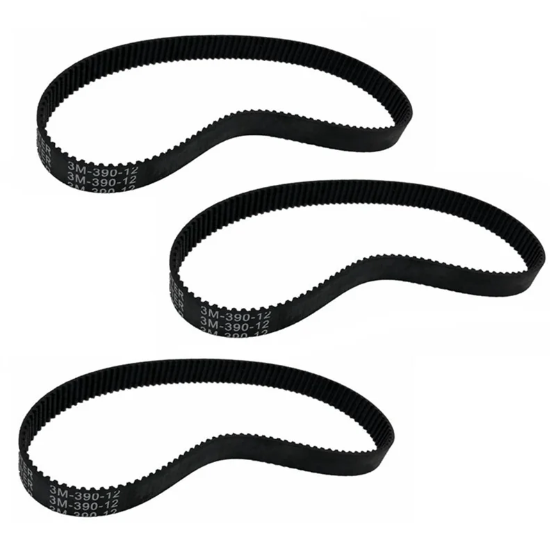

30Pcs -390-12 Drive Belt Durable Thickened Rubber Drive Belt Accessories For Electric Bike E-Bike Scooter Motorcycle