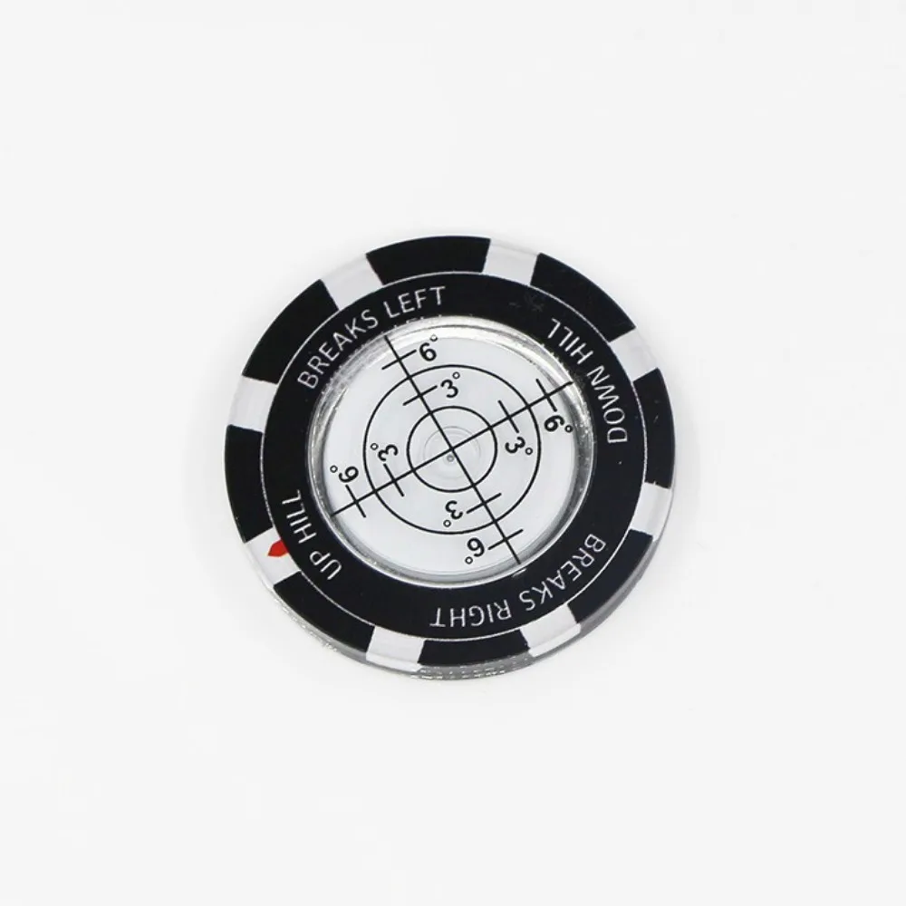 

High Precision Golf Tools Leveler Clear&Transparent Ball Marker Golf Slope Meter Training Tool Easily Use Golf Spirit Level