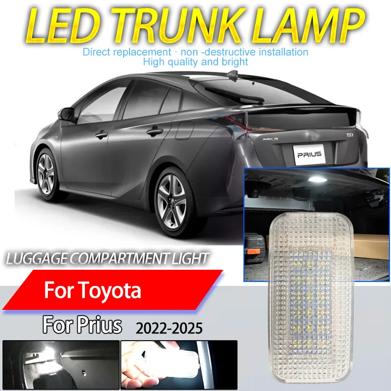1 Stücke Auto Led Hinten Stamm Lampe Gepäckfach Licht Innen Fracht Lift Tor Lampe Weiß Für Toyota Prius 2022 2023 2024 2025