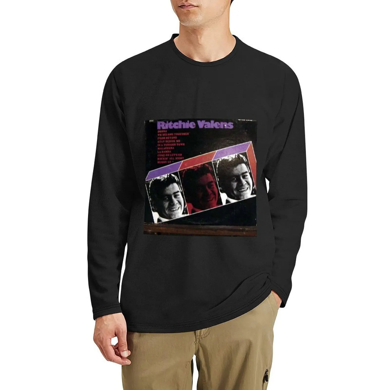 

Ritchie Valens, La Bamba Long T-Shirt plain t-shirt sweat shirt quick drying shirt custom t shirt black t-shirts for men