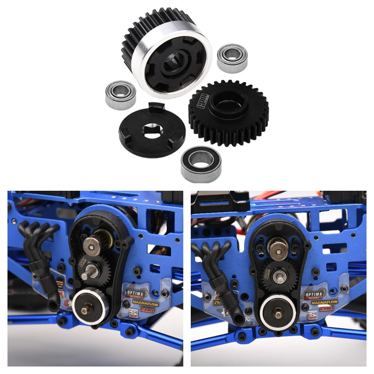 

GPM 1/18 Mini LMT 4X4 Brushed Monster Truck RTR-LOS01026 FOR 40Cr STEEL IDLE AND CUSH DRIVE GEAR SET Fast Delivery