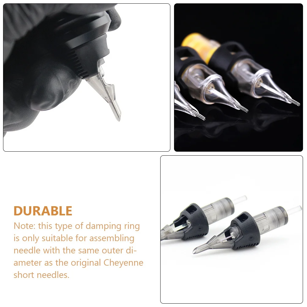 50 قطعة سيليكون الوشم إبرة حلقة غرامة اتقان خدمة طويلة الحياة الوشم الدوائر الوشم حلقات إبرة الوشم الدوائر