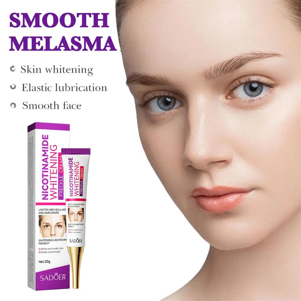 3Pcs Nicotinamide Whitening Freckles Cream Remove Melasma Dark Spot Acne Marks Brightening Skin Tone Face Skin Care