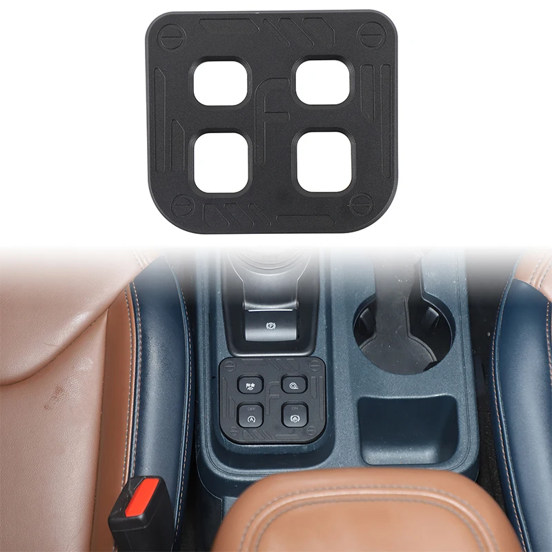 

Aluminum Alloy For Ford Maverick 2022-2025 Car Central Control Start Stop Button Anti Misoperation Cover Protection Accessories