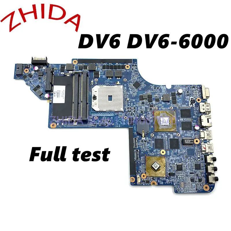 For HP Pavilion DV6 DV6-6000 dv6-6b10er Laptop Motherboard 650854-001 665284-001 665281-001 Socket FS1 DDR3 HD6750 1GB Mainboard