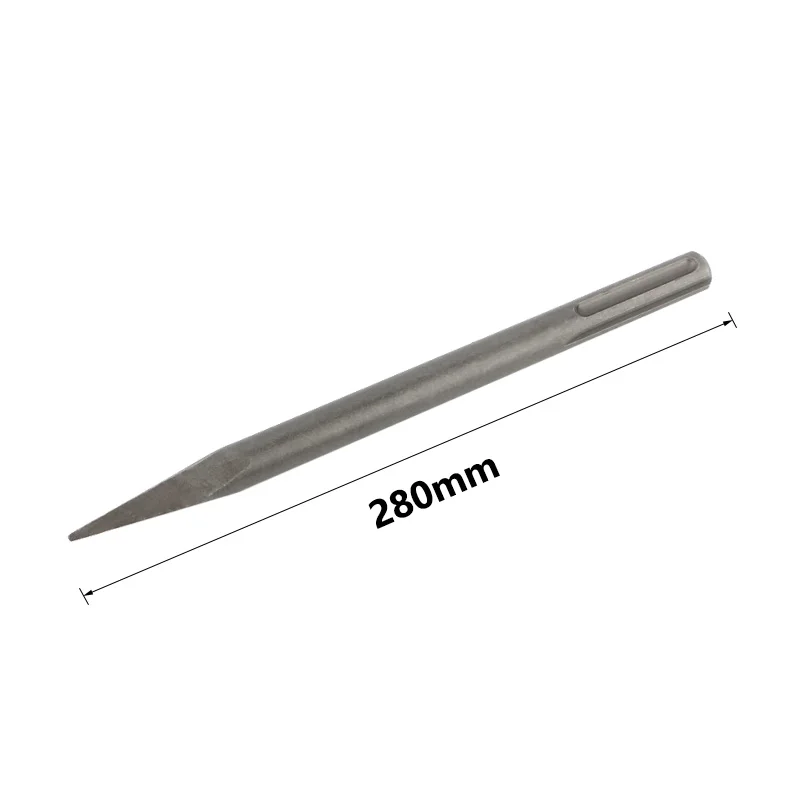 SDS MAX Chisel Set 280mm Electric Hammer Drill Bit Point Flat Chisel For Concrete Brick Wall Stone Rock Drilling Demolition Tool