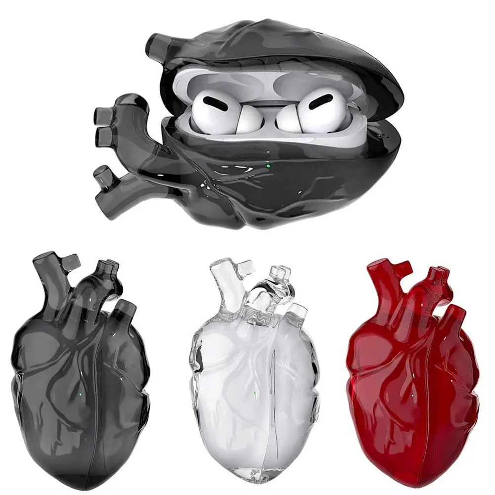 Music Heart For Airpods Pro/Pro2/3 Case Liquid Silicone Wireless Earphone Cover Bluetooth Headset Protective Shell Halloween