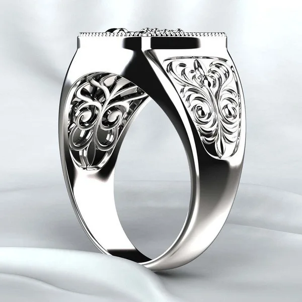 2024 Creative Embossed Ring for Men 925 Silver Scorpion for Men