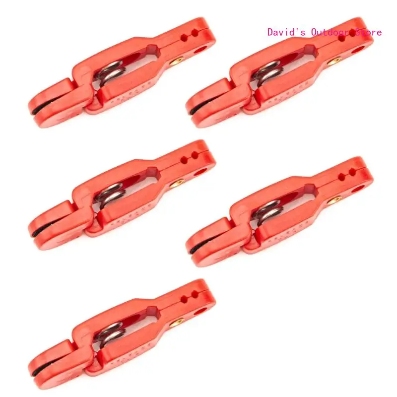 5 Pcs Heavy Tension Release Clips Lightweight Downrigger Outrigger Release Clip Long Line Snaps Padded Release Clip X3UA