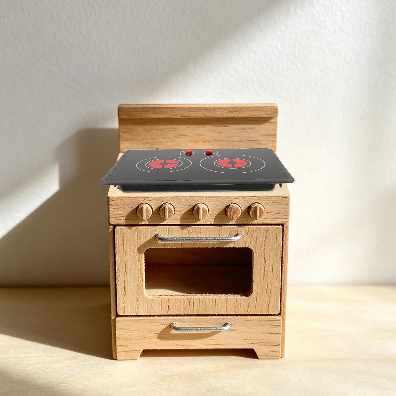 Kids Pretend Induction Cooker Playset Battery Operated Funny Sound Light Effect Montessori Stove Toddler Role Play Kitchen