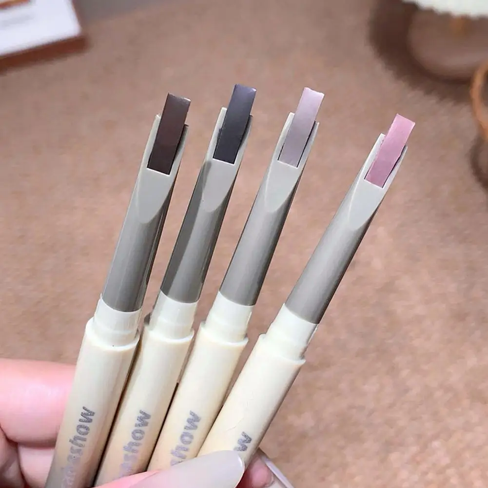 1pcs Ultra Fine Double-Ended Eyebrow Pencil Waterproof Sweat-proof Long Lasting Professional Eye Makeup For Women