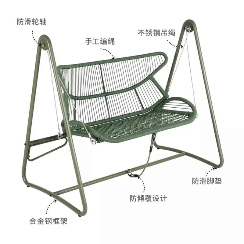 

Swing Hanging Chair Balcony Home Cradle Chair Outdoor Courtyard