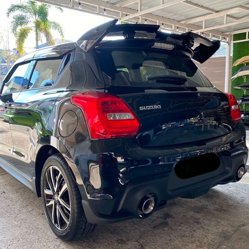 

GT Style Rear Roof Spoiler Wing For Suzuki Swift 2005-2025 Hatchback Gloss Black ABS Plastic