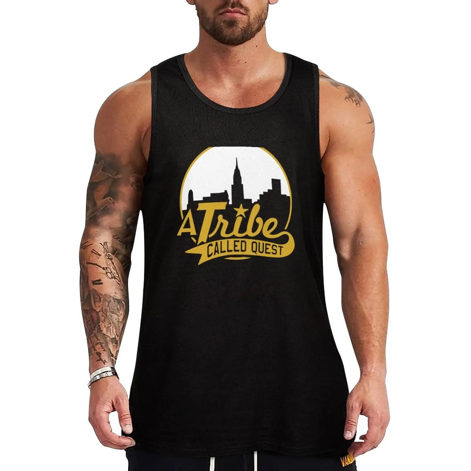 For Fan A The Great Hip Hop Music Band Called De Hoodie Tank Top Work Outdoor Tank Top Heavy Duty Sleeveless Shirt