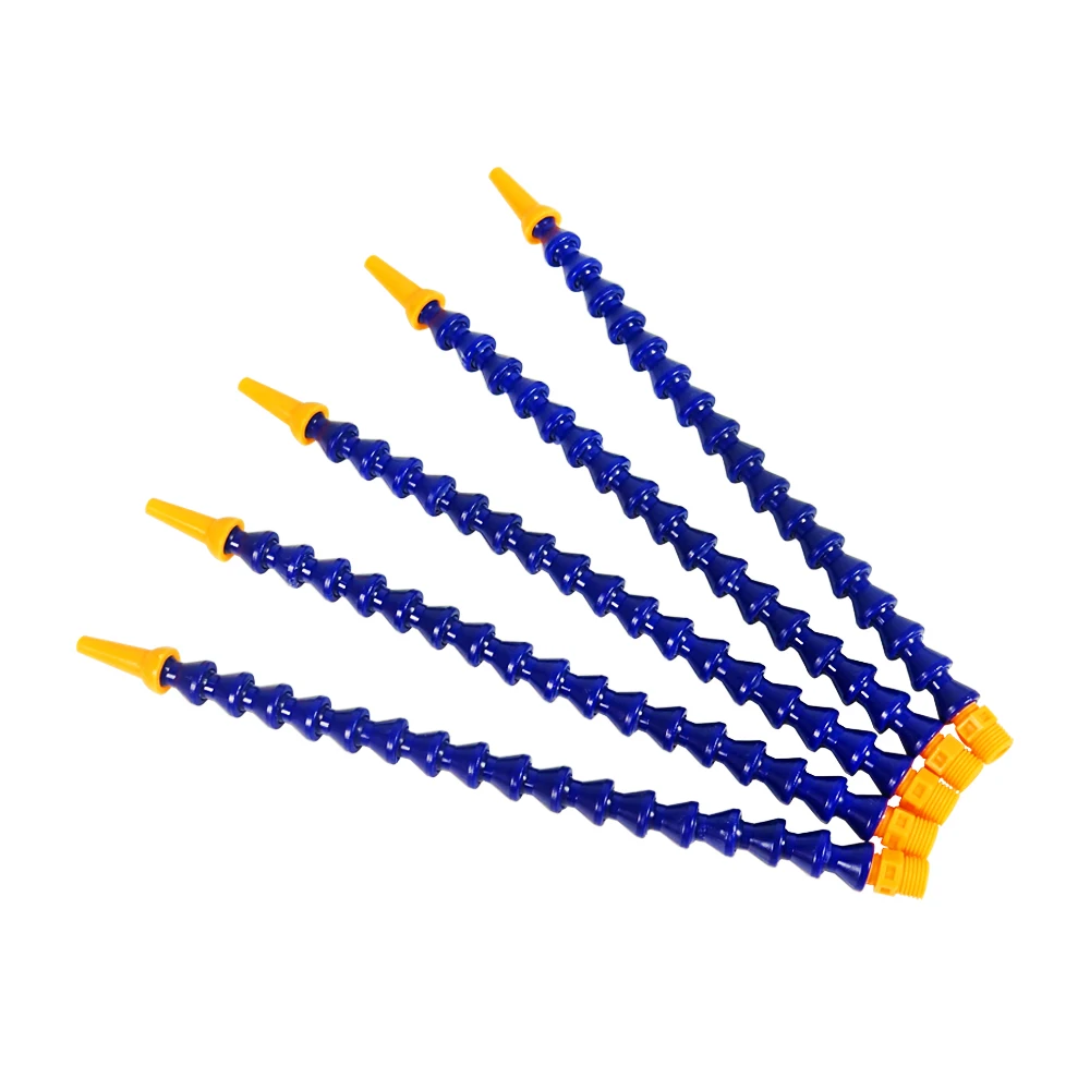 5pcs/Lot or 1pcs/Lot 300mm Round Nozzle Flexible Water Oil Cooling Tube Coolant Pipes Hose for CNC Lathe Cooling Tube