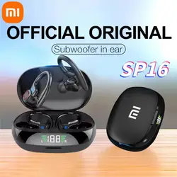 Mijia-XiaomiワイヤレスBluetoothヘッドセット,オリジナル,カーゴコンテナ付き,アウトドアスポーツ用,タッチコントロール付き,5.0