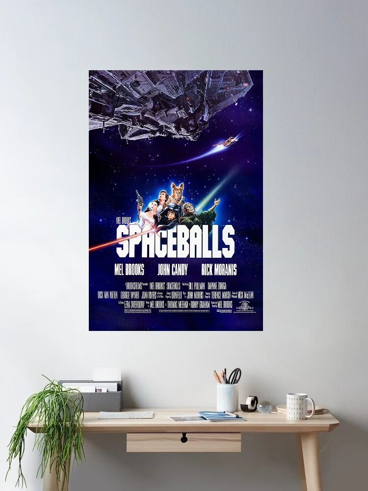 

SPACEBALLS Movie, Art Print Silk Poster Home Wall Decor