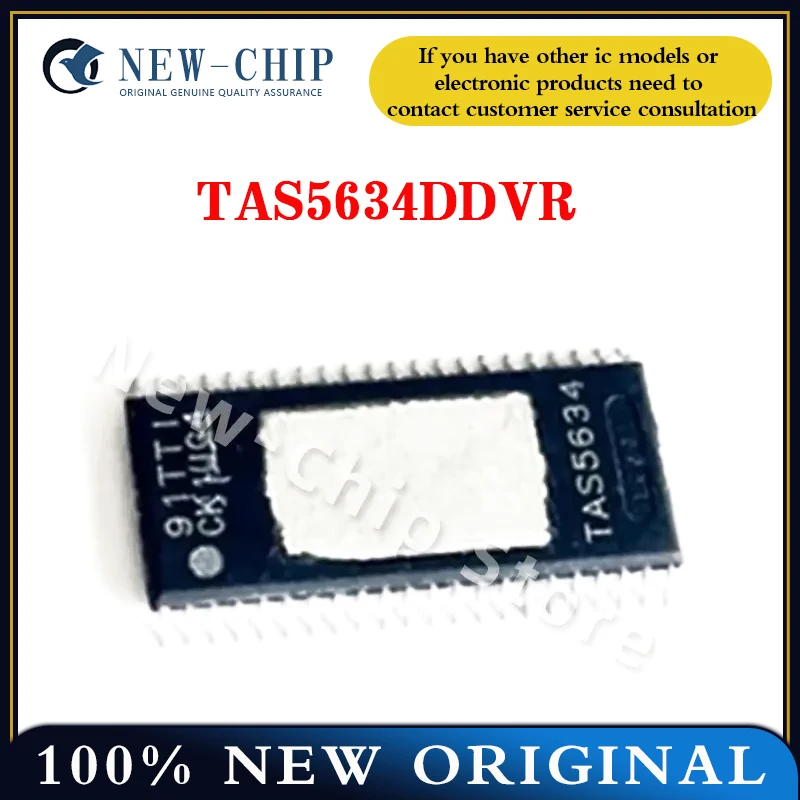 

1PCS-50PCS/LOT TAS5634DDVR Screen printed TAS5634 patch packaged HSSOP44 amplifier chip IC New original TAS5634DD