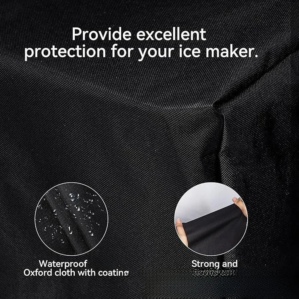 Coffee Machine Cover Compatible with Most For Countertop Coffee Makers Oxford Cloth Drawstring 30L 20W 42H Inches