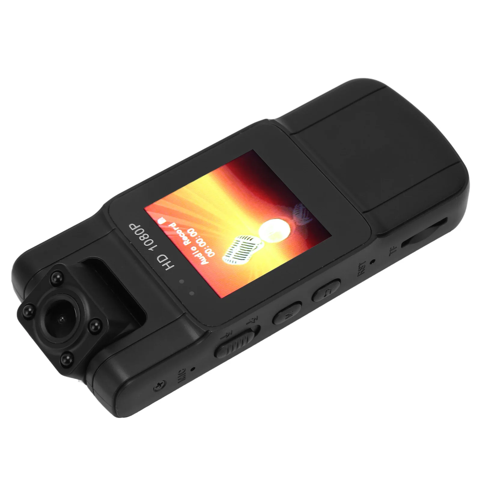 Portable Handheld Video Recorder Multifunction High Definition HD 1080P Back Clip Camera for Law Enforcement Recorder Meeting
