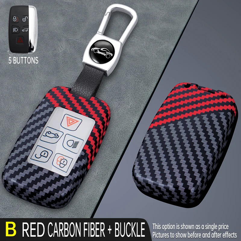 

Car Key Cover Case Shell for Land Rover 4 Range Rover Discovery Evoque Sport Velar for Jaguar XJ XJL XF XE E-Pace Accessories