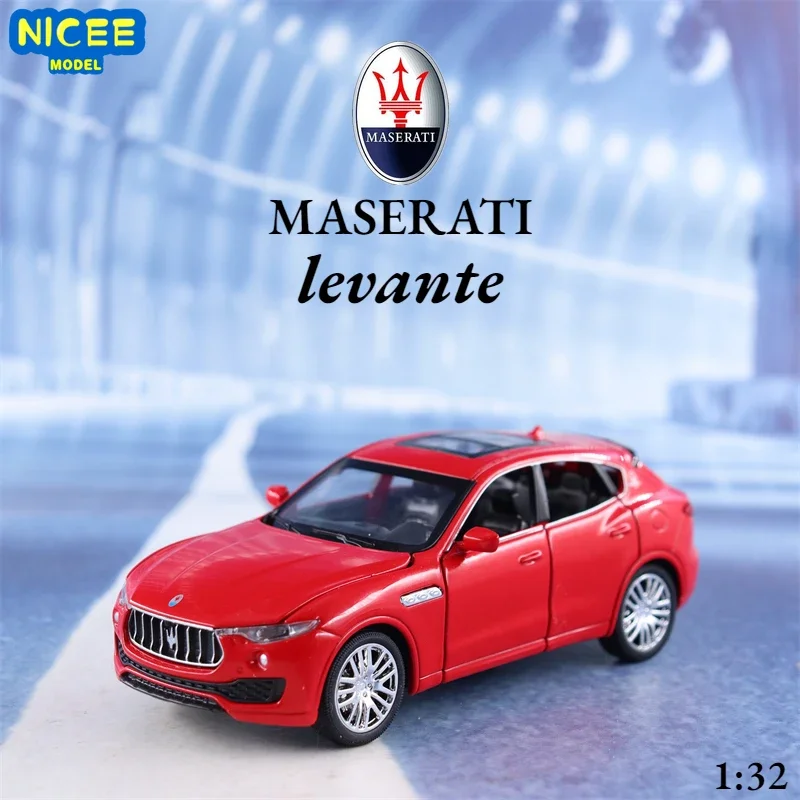 

1:32 Maserati Levante Alloy Car Models Toy Suv Off-road Metal Model 6 Doors Opened High Quality Pull Back SUV Model A282