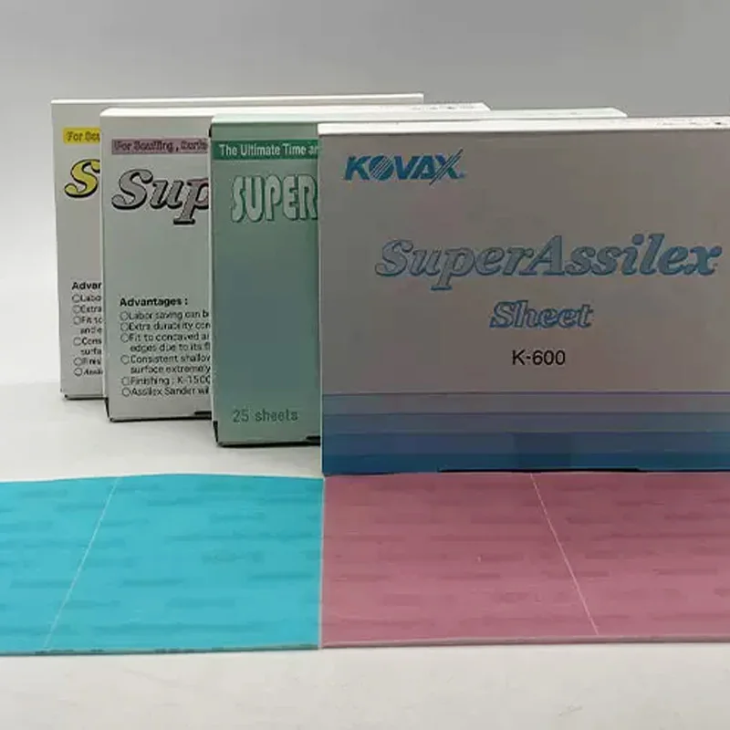 Imagem -05 - Superassilex-lixa Retangular de Polimento a Seco Japão Kovax Laca Super Fina Abrasivo Hardware Automotivo Carro Pcs