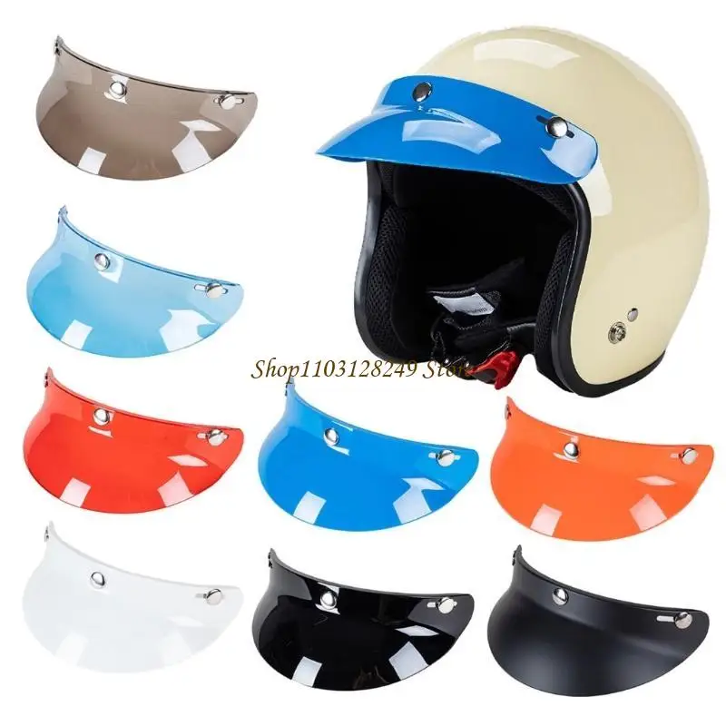 N5KD 3-snap 3/4 خوذة مفتوحة الوجه واقي من الشمس لركوب الدراجات النارية #1